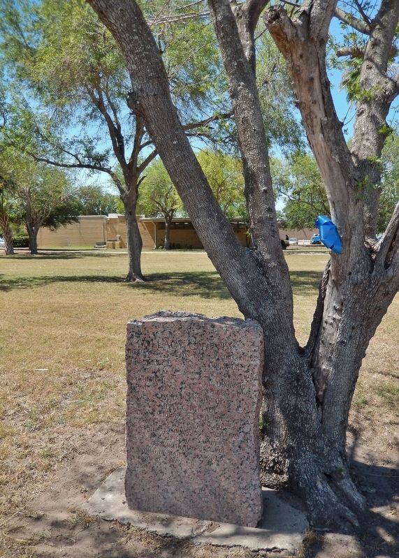 Willacy County Marker (<i>tall view</i>) image. Click for full size.