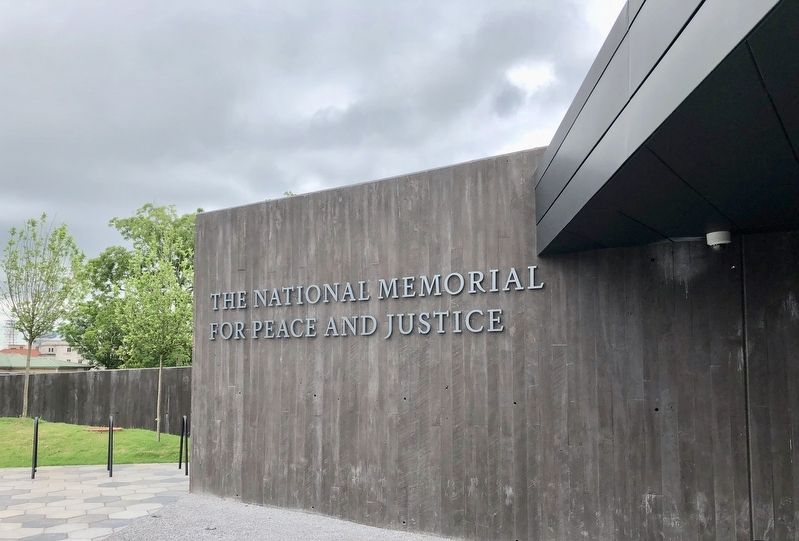 Marker located at the National Memorial for Peace and Justice. image. Click for full size.