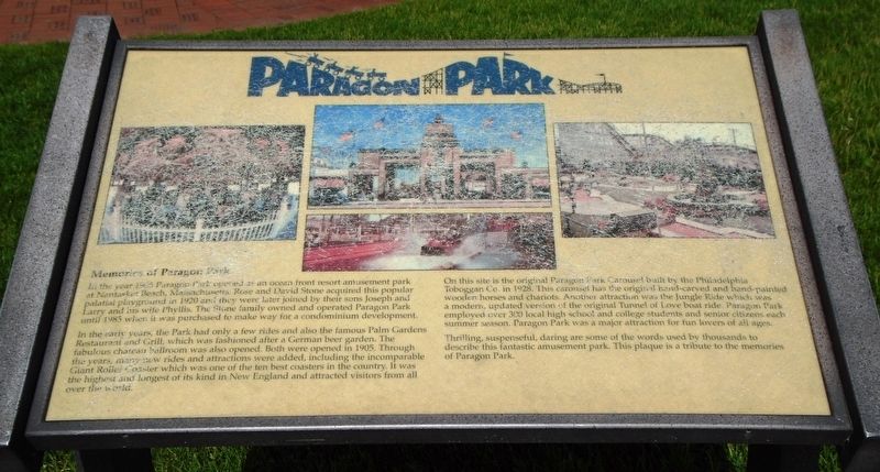 Paragon Park Marker image. Click for full size.