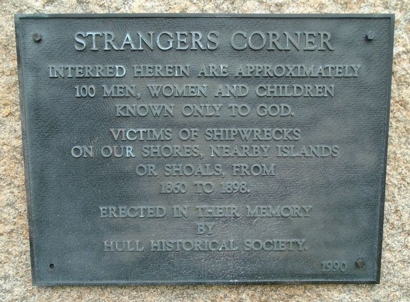 Strangers Corner Marker image. Click for full size.