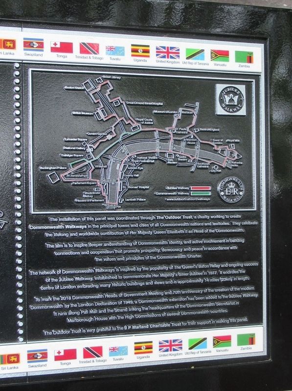 The Commonwealth – a Family of Nations Marker image. Click for full size.