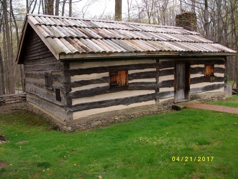 James Garfield Birthplace Cabin Replica image. Click for full size.