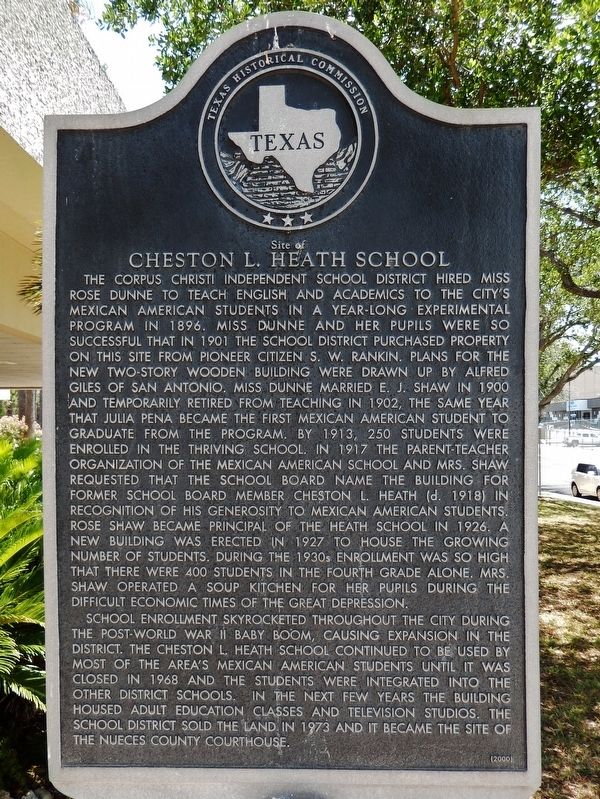 Site of Cheston L. Heath School Marker image. Click for full size.