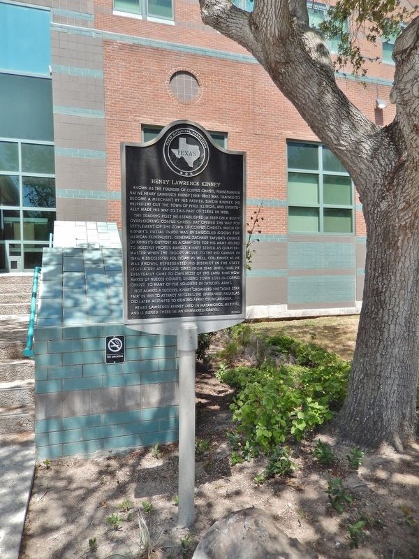 Henry Lawrence Kinney Marker (<i>tall view</i>). Click for full size. Henry Lawrence Kinney Marker (<i>tall view</i>) image. Click for full size.