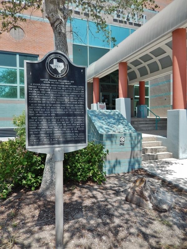 Captain Enrique Villarreal Marker (<i>tall view</i>) image. Click for full size.
