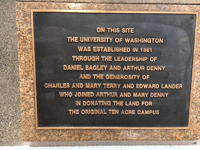 Site of University of Washington Marker image. Click for full size.