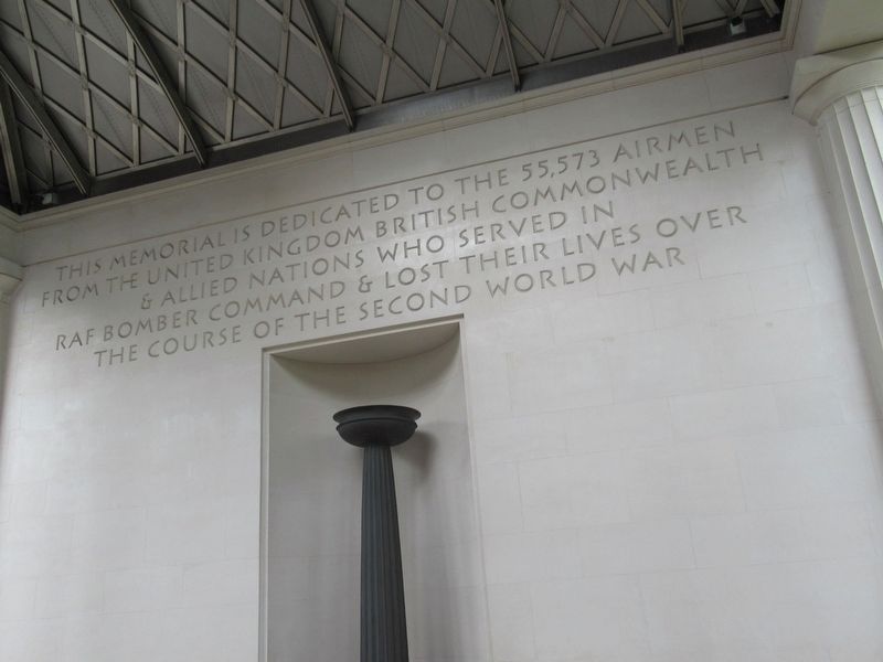 Bomber Command Memorial image. Click for full size.