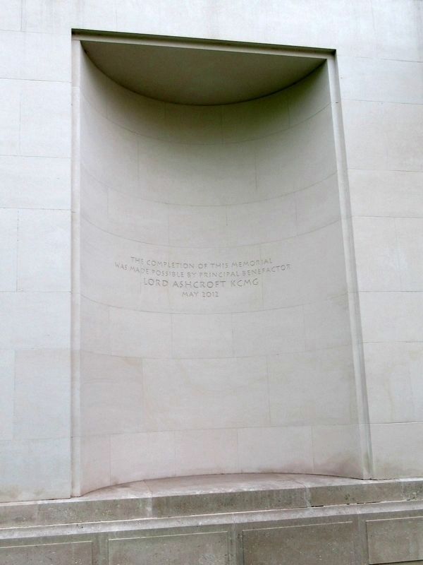 Bomber Command Memorial Marker image. Click for full size.
