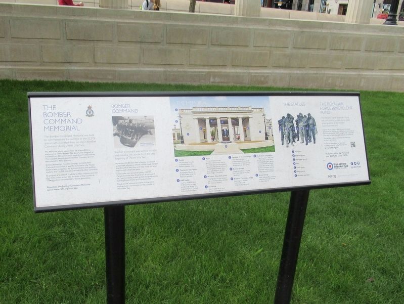 The Bomber Command Memorial Marker image. Click for full size.