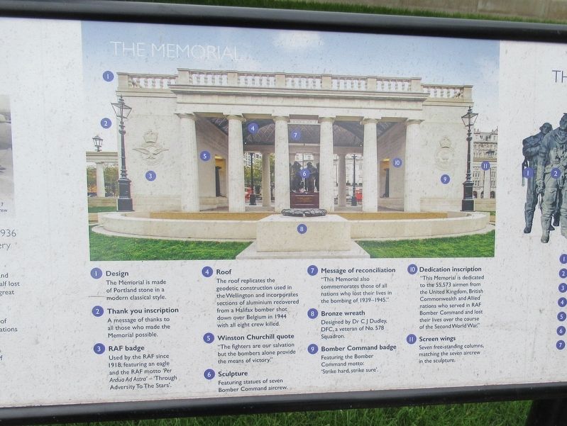The Bomber Command Memorial Marker image. Click for full size.