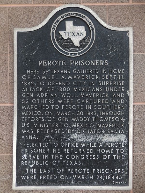 Perote Prisoners Marker image. Click for full size.
