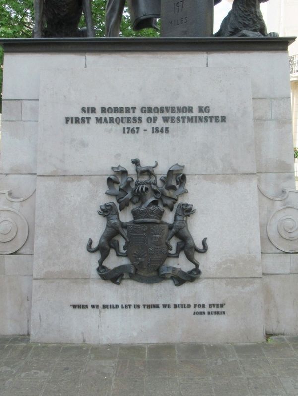 Sir Robert Grosvenor Marker. Click for full size. Sir Robert Grosvenor Marker image. Click for full size.