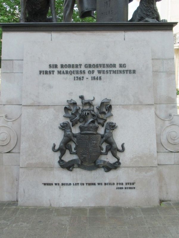 Sir Robert Grosvenor Marker image. Click for full size.