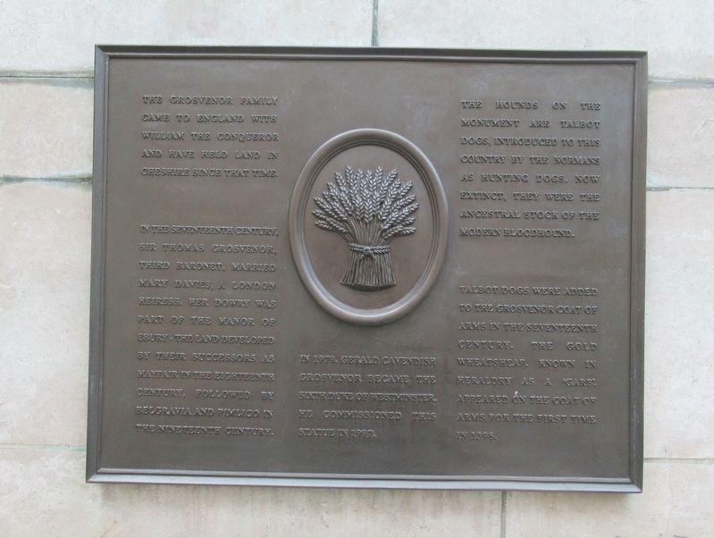 Sir Robert Grosvenor Marker. Click for full size. Sir Robert Grosvenor Marker image. Click for full size.