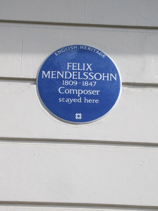 Felix Mendelssohn Marker image. Click for full size.