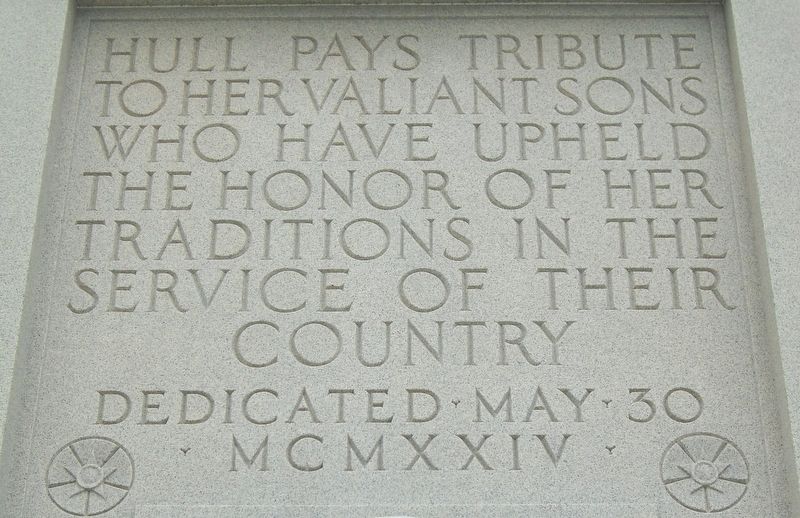War Memorial Dedication Marker image. Click for full size.