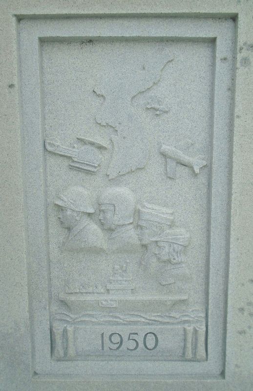War Memorial 1950 Relief image. Click for full size.