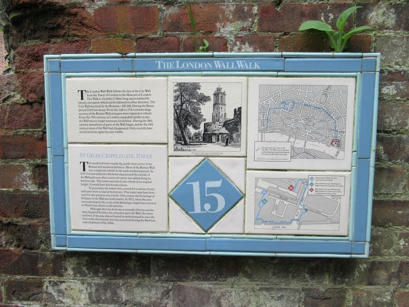 The London Wall Walk – 15 Marker image. Click for full size.