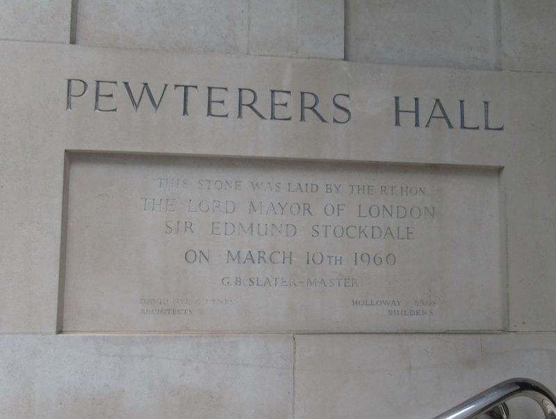 Pewterers Hall Marker image. Click for full size.