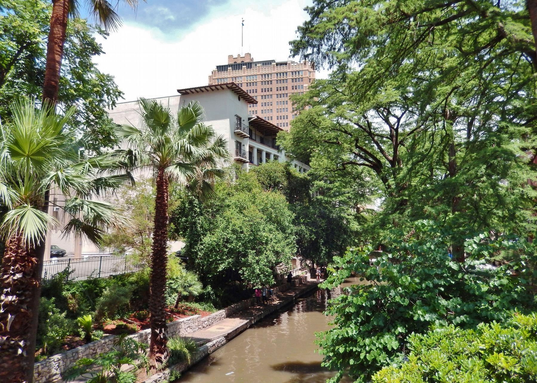 Omni La Mansi�n del Rio Hotel, 2018 (<i>compare to La Posada Hotel, 1970, photo on marker</i>) image. Click for full size.