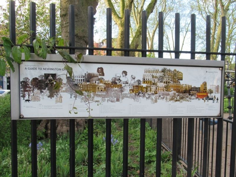 Newington Green Marker. Click for full size. Newington Green Marker image. Click for full size.