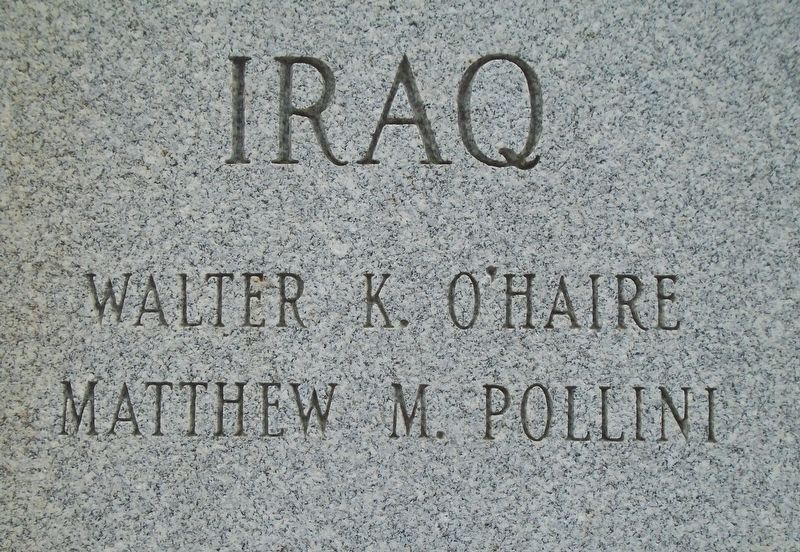 War Memorial Iraq [OIF] Honored Dead image. Click for full size.