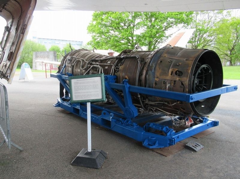 Rolls-Royce/SNECMA Olympus 593 Engine under the Wing of the Concorde image. Click for full size.