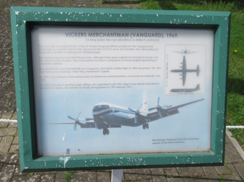 Vickers Merchantman Marker image. Click for full size.