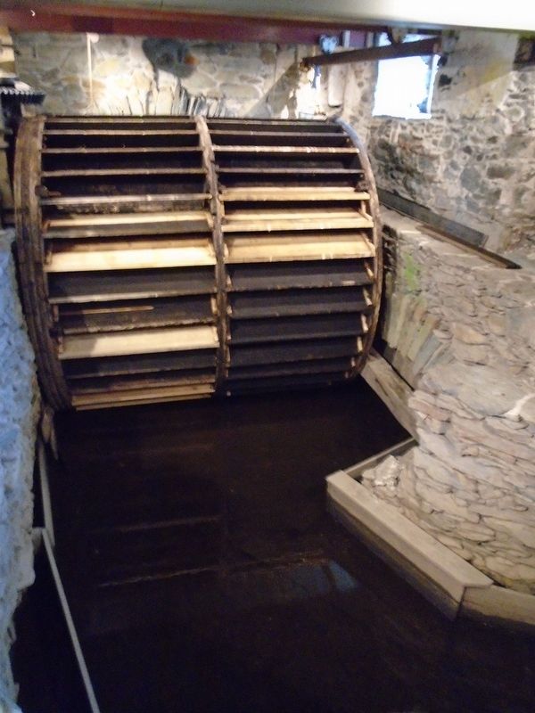 Wilkinson Mill's Basement Water Wheel. Click for full size. Wilkinson Mill's Basement Water Wheel image. Click for full size.