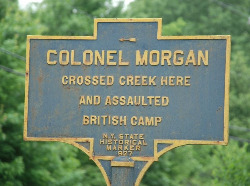 Colonel Morgan Marker image. Click for full size.