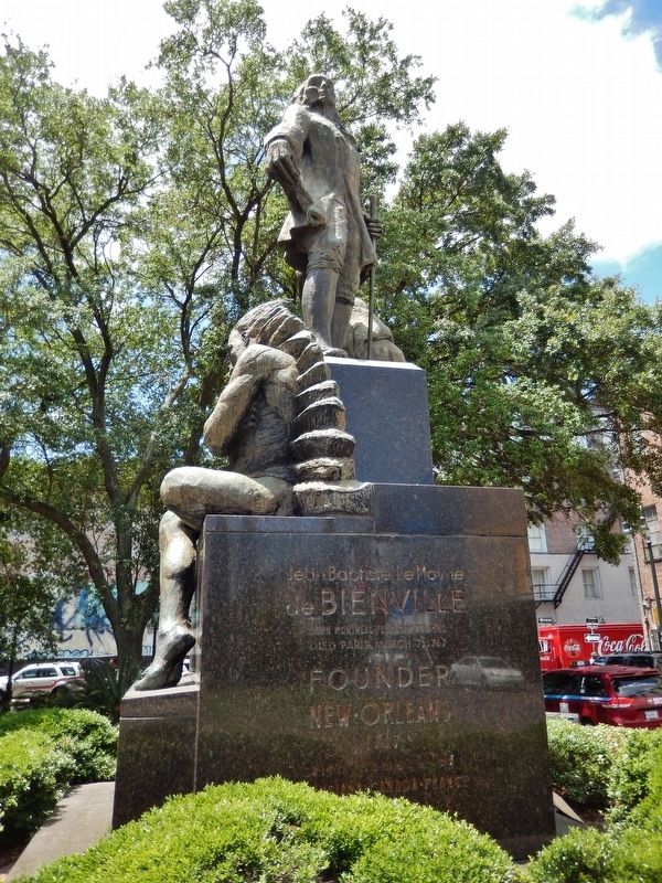 Bienville Statue (<i>directly across North Peters Street from the Warehouse Building</i>). Click for full size. Bienville Statue (<i>directly across North Peters Street from the Warehouse Building</i>) image. Click for full size.