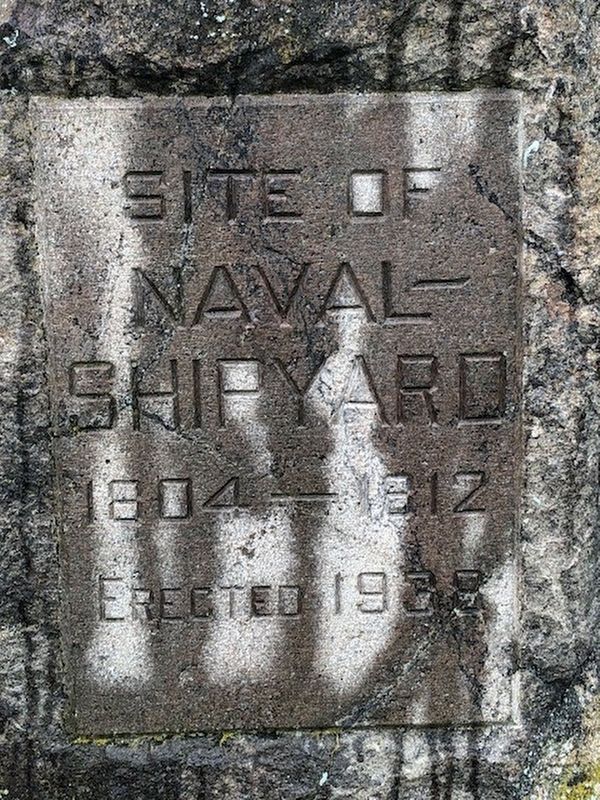 Site of Naval shipyard Marker image. Click for full size.