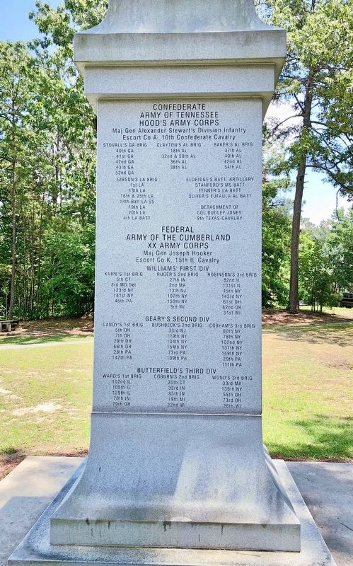 Battle of New Hope Church Memorial (west) image. Click for full size.