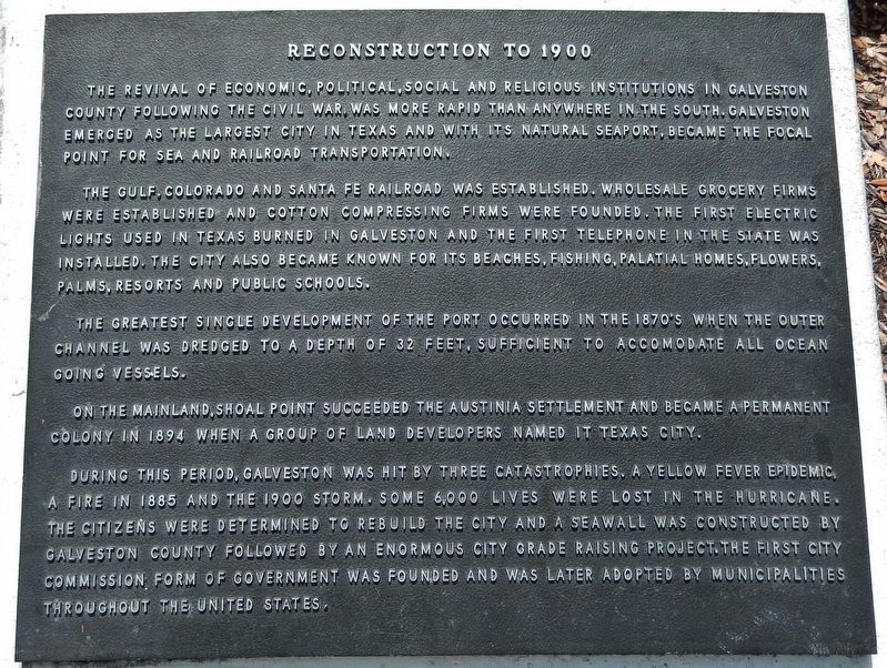 Reconstruction to 1900 Marker. Click for full size. Reconstruction to 1900 Marker image. Click for full size.