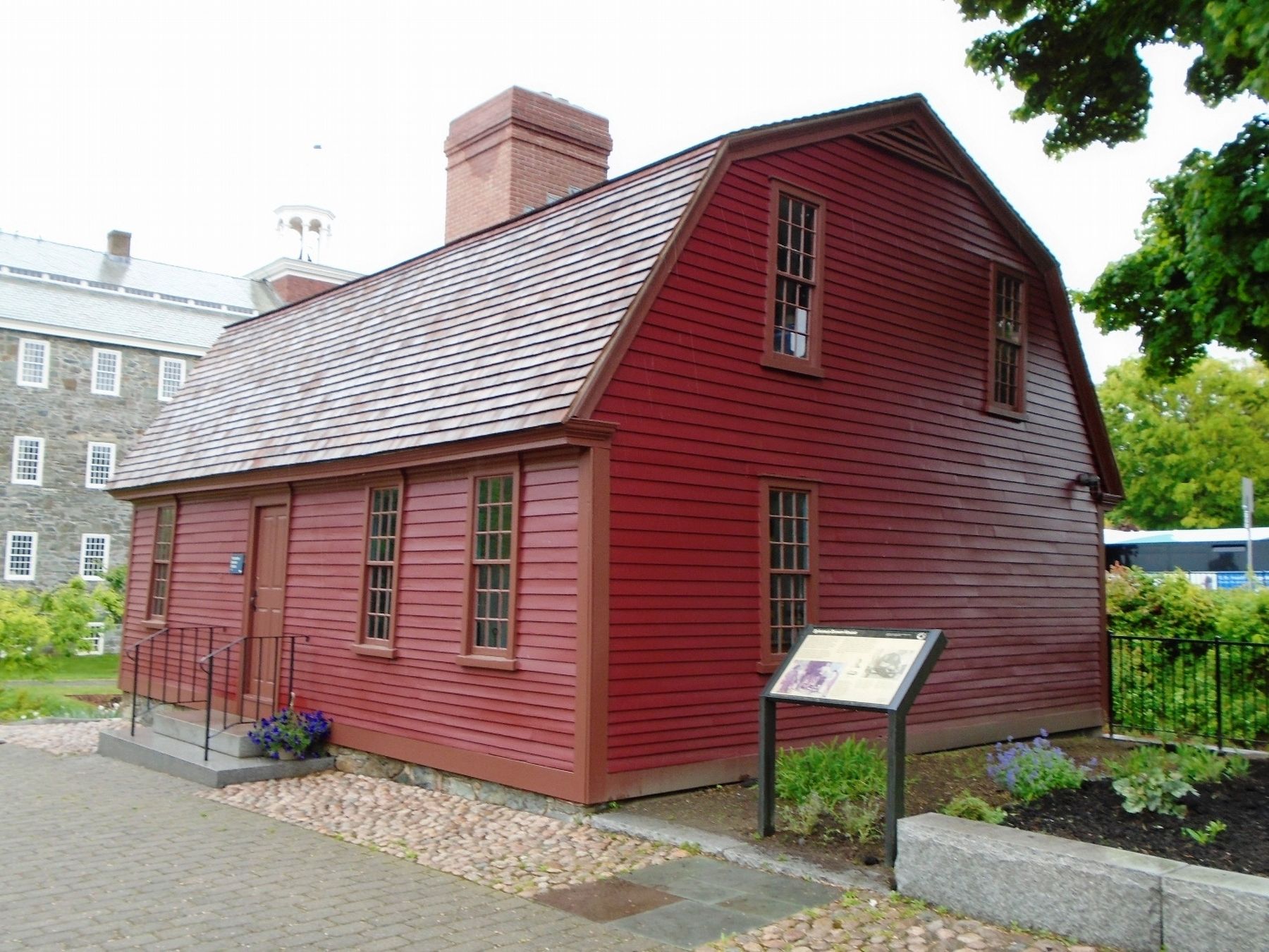 Sylvanus Brown House and Marker. Click for full size. Sylvanus Brown House and Marker image. Click for full size.