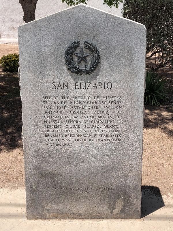 San Elizario Marker image. Click for full size.
