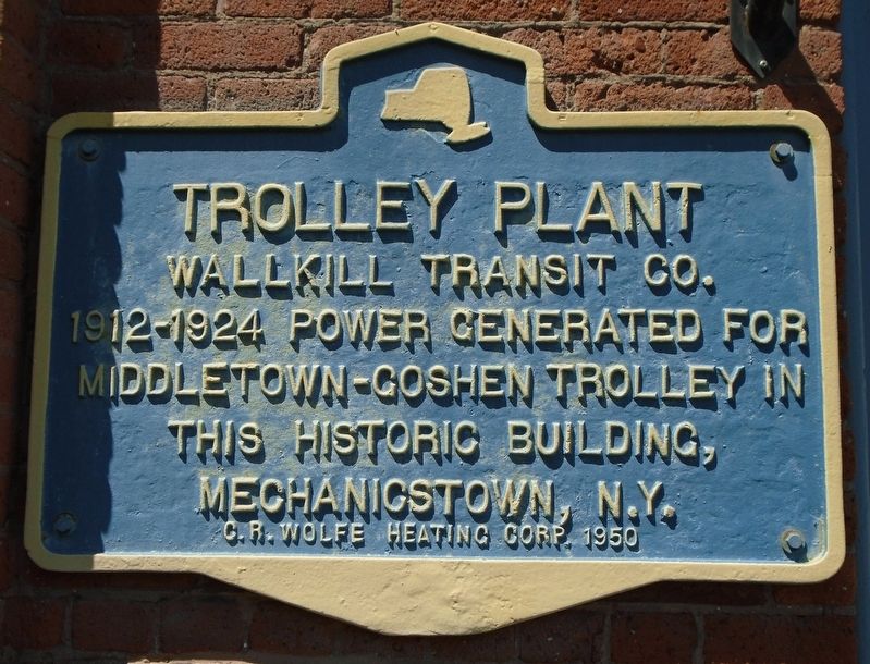 Trolley Plant Marker image. Click for full size.