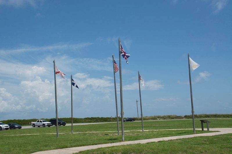 Colors of Significance Historic Flags of Mobile Point Marker image. Click for full size.