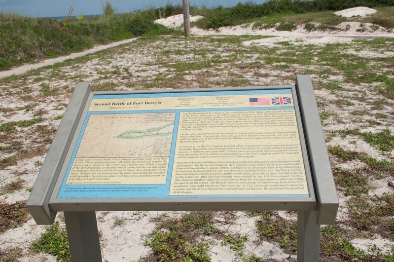 Second Battle of Fort Bower Marker image. Click for full size.