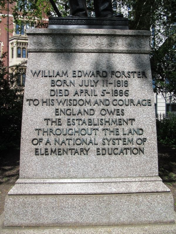 William Edward Forster Marker. Click for full size. William Edward Forster Marker image. Click for full size.