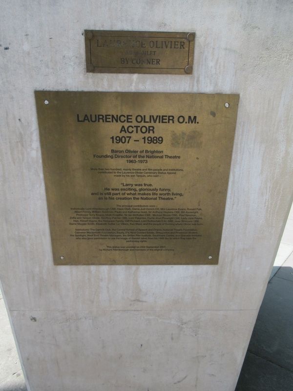 Laurence Olivier Marker image. Click for full size.