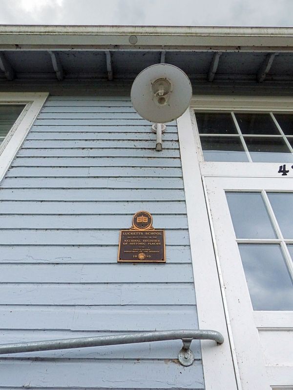 Lucketts School Marker. Click for full size. Lucketts School Marker image. Click for full size.