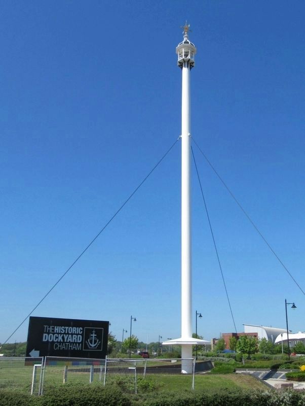 The Bell Mast at the entrance to the Historic Dockyard Chatham image. Click for full size.