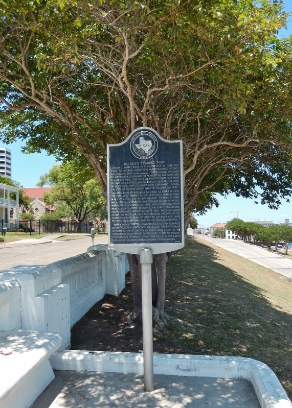 Site of Kinney's Trading Post Marker (<i>tall view</i>) image. Click for full size.
