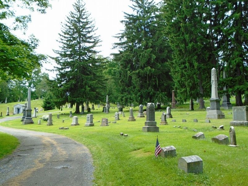 Hillside Cemetery View. Click for full size. Hillside Cemetery View image. Click for full size.