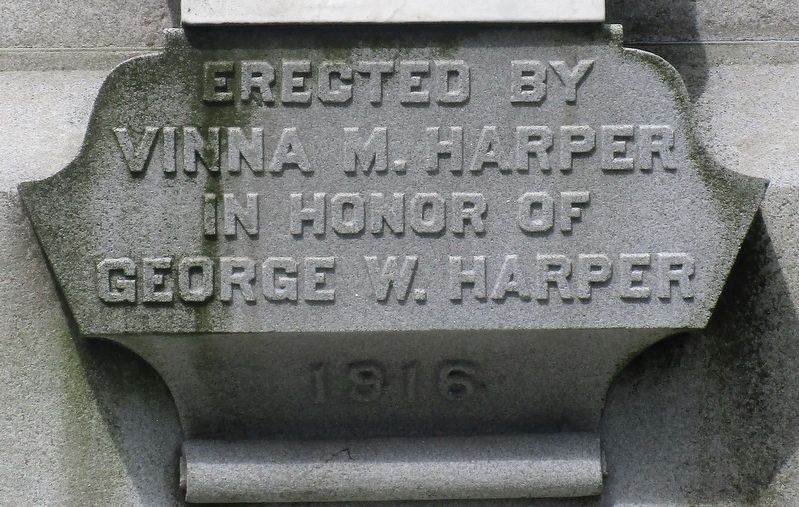 Cedarville Civil War Monument Marker. Click for full size. Cedarville Civil War Monument Marker image. Click for full size.