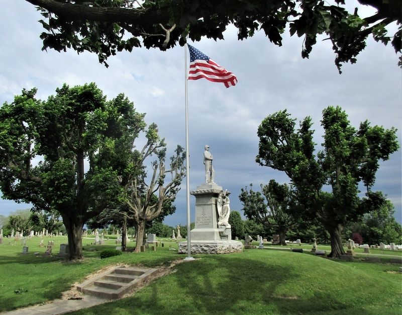 Cedarville Civil War Monument Marker. Click for full size. Cedarville Civil War Monument Marker image. Click for full size.
