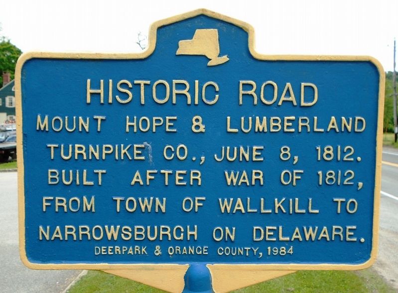Historic Road Marker image. Click for full size.