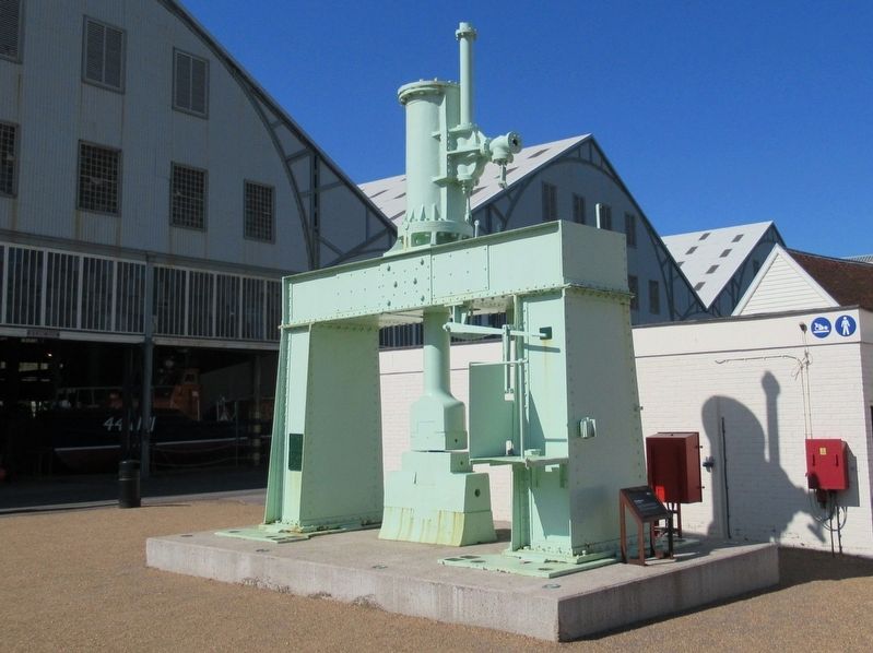 Steam Hammer, 1955 & Marker. Click for full size. Steam Hammer, 1955 & Marker image. Click for full size.