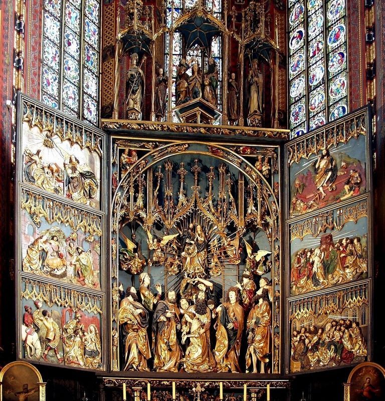 <i>Altar of Veit Stoss, St. Mary's Church, Krakow</i> image. Click for full size.